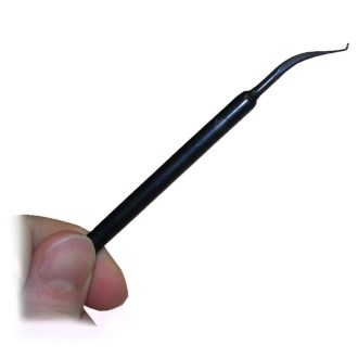 Cuillère de transfert de larves - plastique noir